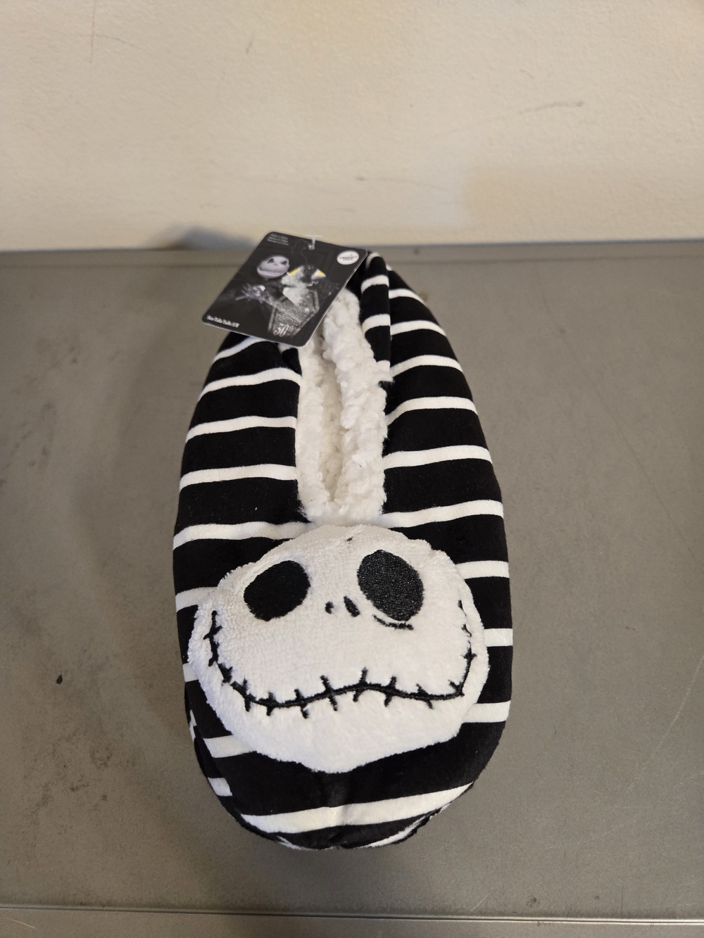 Disney Snuggle Toes Slippers The Nightmare Before Christmas Jack Skellington S/M